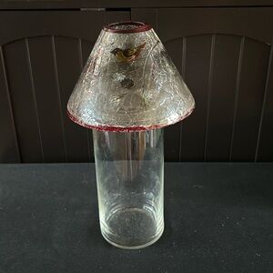 Yankee Candle Crackle Glass Shade Bird